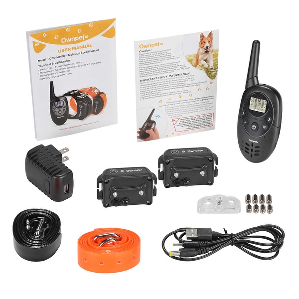 Ownpets shock on sale collar manual